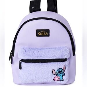 Disney Stitch Purple Fuzzy Zip Backpack
SUPER EUC